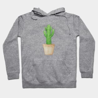 Watercolor Saguaro Hoodie